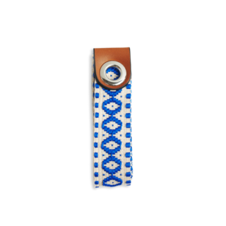 TUSSOR - Sangle fine crustacés cobalt
