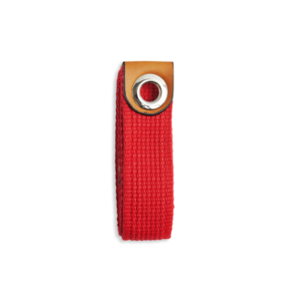 TUSSOR - Sangle fine Unie rouge
