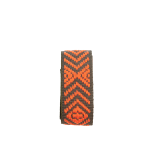 TUSSOR - Sangle large Aztèque corail