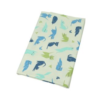 Fleur de Soleil - Serviettes de table Chats bleus  Lot de 2