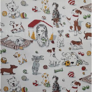 Serviettes de table Chiens – Lot de 2 par la marque Fleur de Soleil Fleur de Soleil - Serviettes de table Chiens – Lot de 2