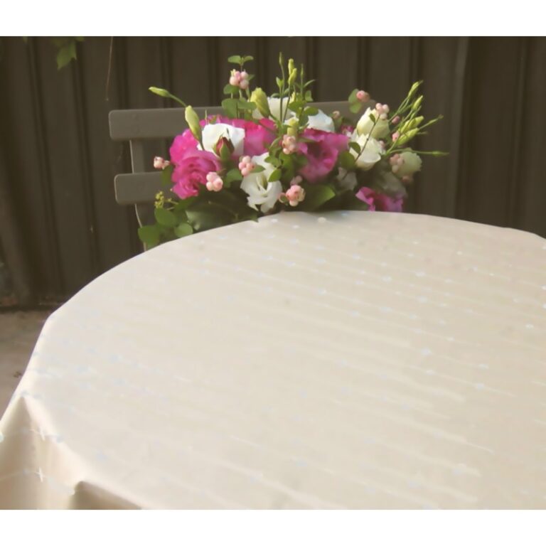 Fleur de Soleil - Serviettes de table sable - Lot de 2