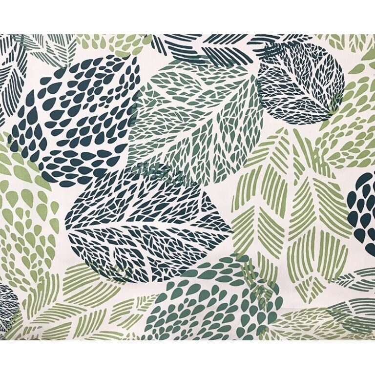Fleur de Soleil - Serviettes Feuilles Vertes - Lot de 2