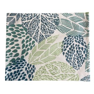 Fleur de Soleil - Serviettes Feuilles Vertes – Lot de 2