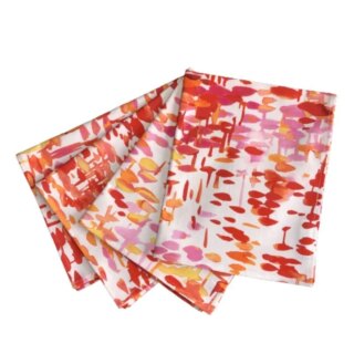 Fleur de Soleil - Serviettes Reflets flamboyants – Lot de 2