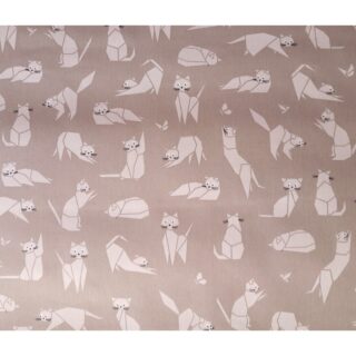 Set de table Chats taupe par la marque Fleur de Soleil Fleur de Soleil - Set de table Chats taupe