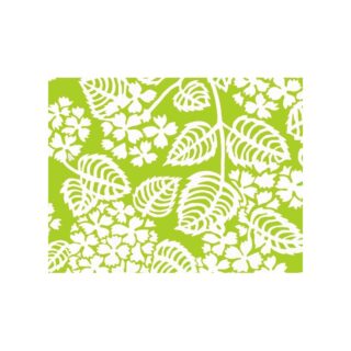 Fleur de Soleil - Set de table enduit Hortensia vert