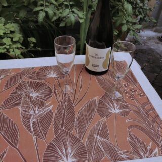 Fleur de Soleil - Set de table enduit Jungle Brun