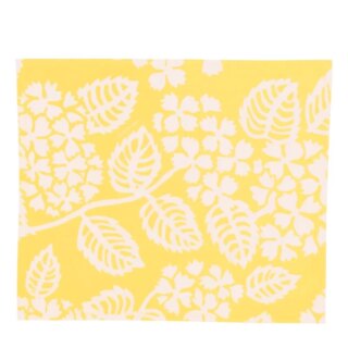 Set de table enduit Hortensia jaune par la marque Fleur de Soleil Fleur de Soleil - Set de table enduit Hortensia jaune