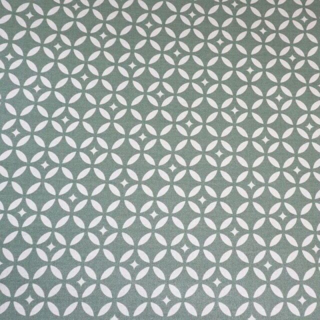 Fleur de Soleil - Set de table enduit Mosaïque verte