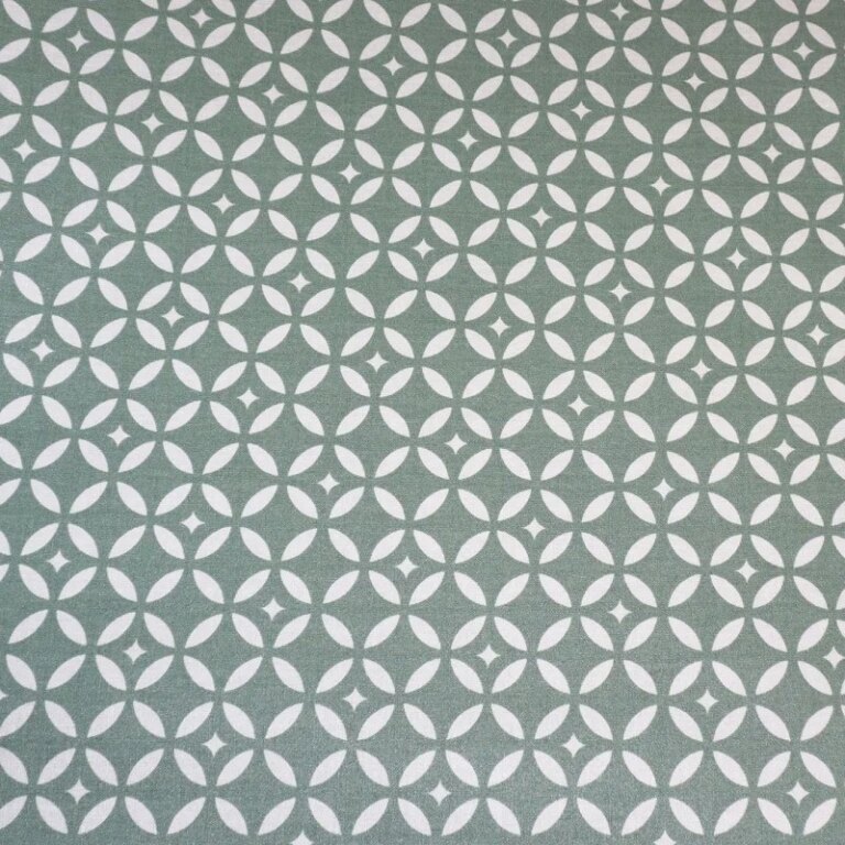 Fleur de Soleil - Set de table enduit Mosaïque verte