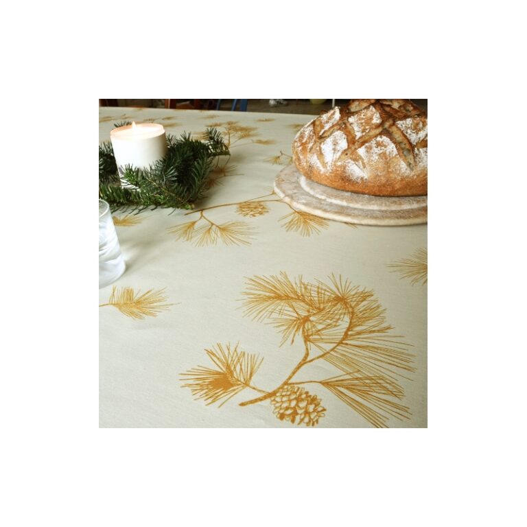 Fleur de Soleil - Set de table Pin doré