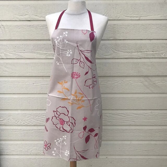 Fleur de Soleil - Tablier enduit Camelia orange