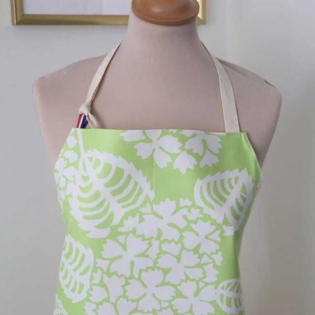 Fleur de Soleil - Tablier enduit Hortensia vert