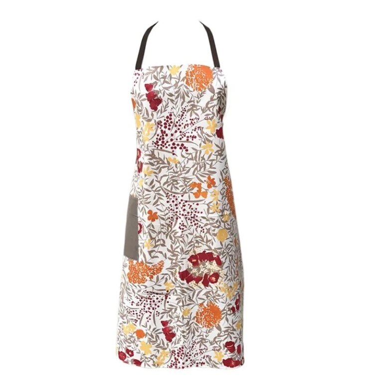 Fleur de Soleil - Tablier enduit Mimosa rouge
