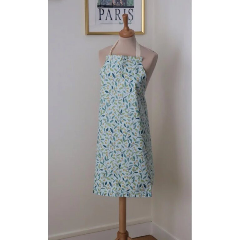 Fleur de Soleil - Tablier enduit Tilleul vert