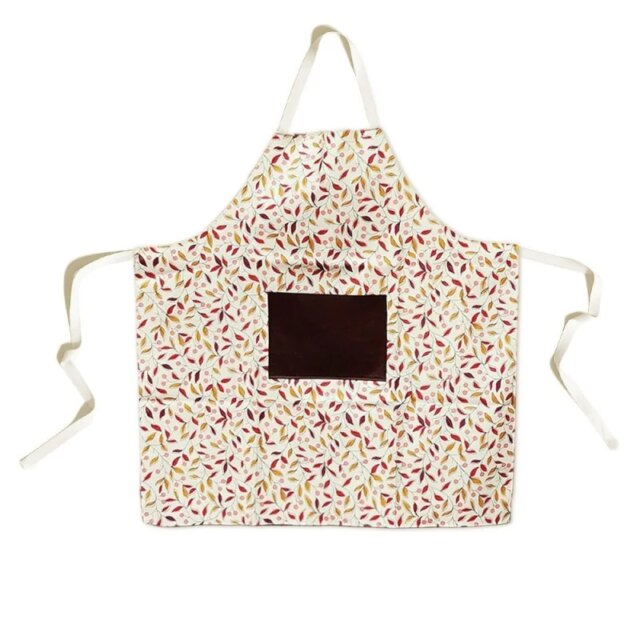 Fleur de Soleil - Tablier enduit Tilleul prune