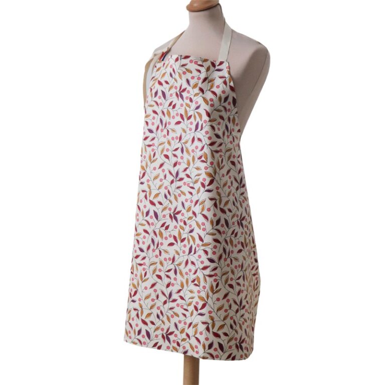 Fleur de Soleil - Tablier enduit Tilleul prune