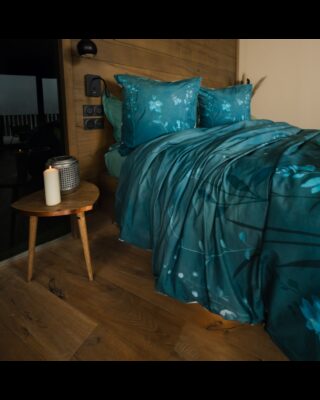 Blanc de Gérardmer - Taie doreiller en Percale imprimée Sherwood 65x65cm