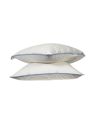 Blanc de Gérardmer - Taie doreiller  Percale Blanche & Fluo
