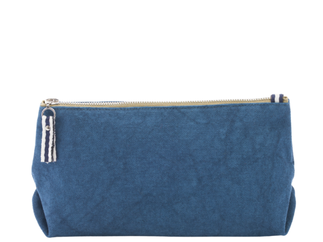 TUSSOR - Trousse toile large Bleu canard