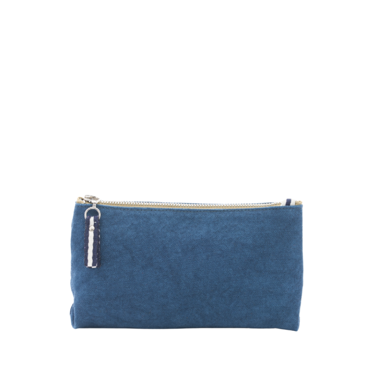 TUSSOR - Trousse toile médium Bleu canard