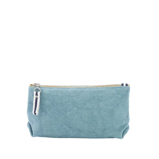 TUSSOR - Trousse toile médium Bleu français