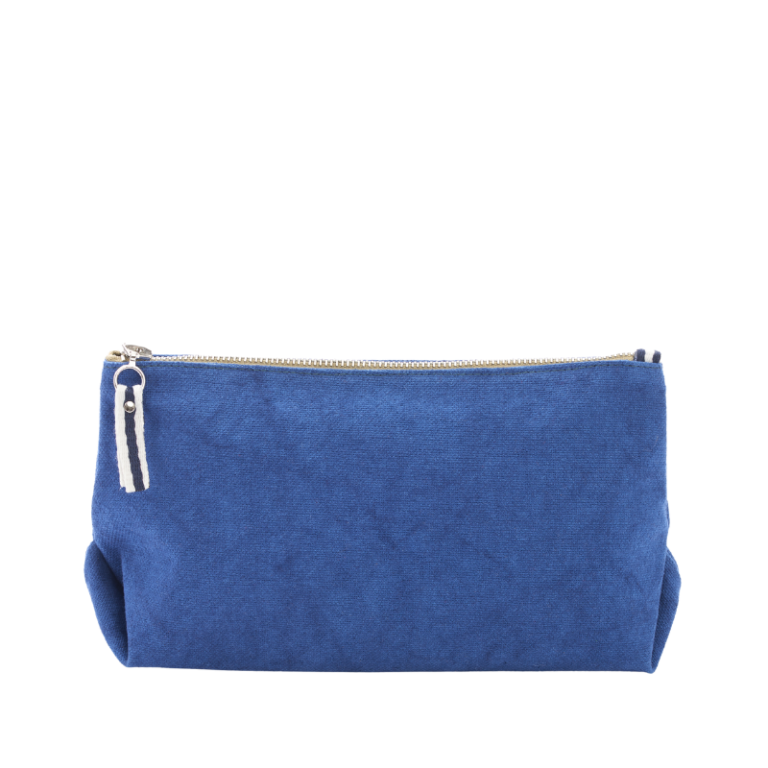 TUSSOR - Trousse toile large Bleu roi