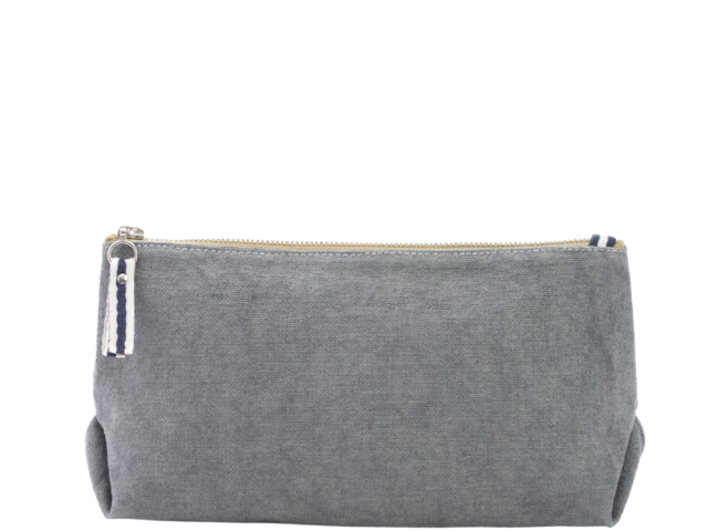 TUSSOR - Trousse toile large Gris