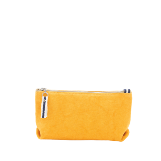 Trousse toile médium jaune par la marque TUSSOR TUSSOR - Trousse toile médium jaune