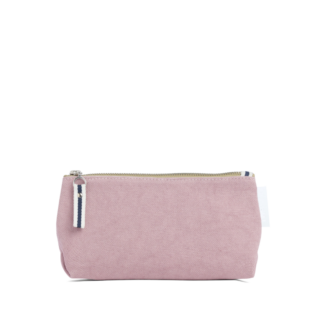 TUSSOR - Trousse toile médium Vieux rose