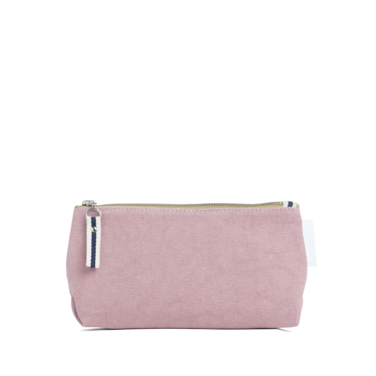 TUSSOR - Trousse toile médium Vieux rose