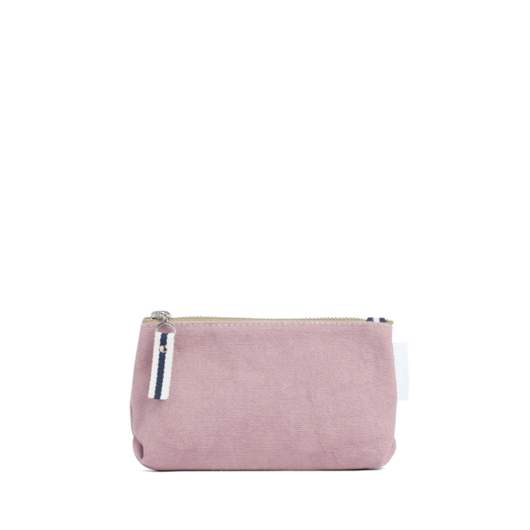 TUSSOR - Trousse toile small Vieux rose