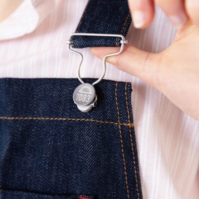 1083 - ROBE SALOPETTE 549 POCHES ITALIENNES coton bio superdenim carde bleu