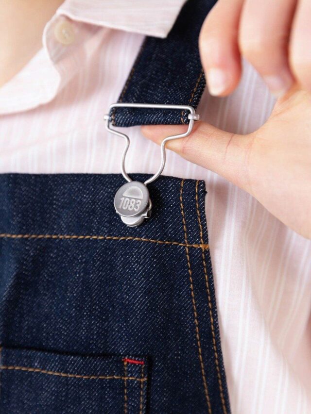 1083 - ROBE SALOPETTE 549 POCHES ITALIENNES coton bio superdenim carde bleu