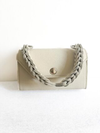 Maison Rottier - Petit Sac en Cuir Blanc Écru  Suzanne