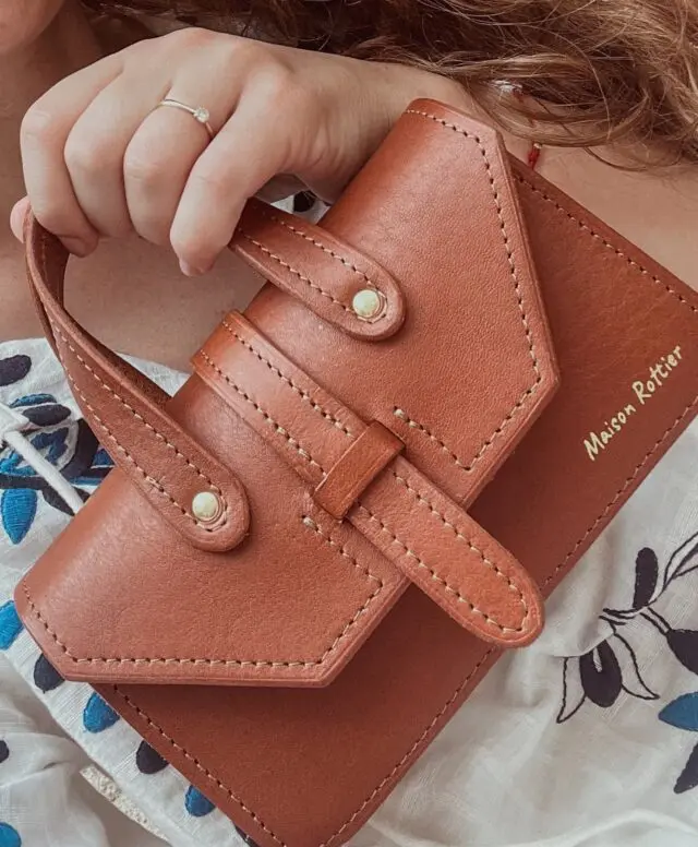Maison Rottier - Petit Sac en Cuir Marron – Suzanne