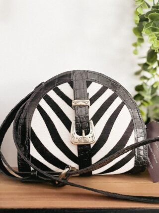 Maison Rottier - Sac en Cuir Zèbre Noir et Blanc – Nathalie Taille S