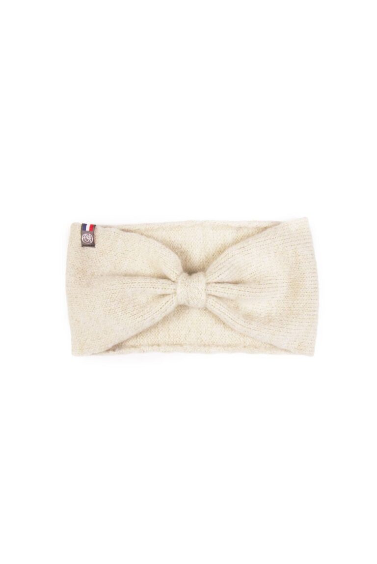 maison-bonnefoy - Bandeau Natacha – Ecru pailleté
