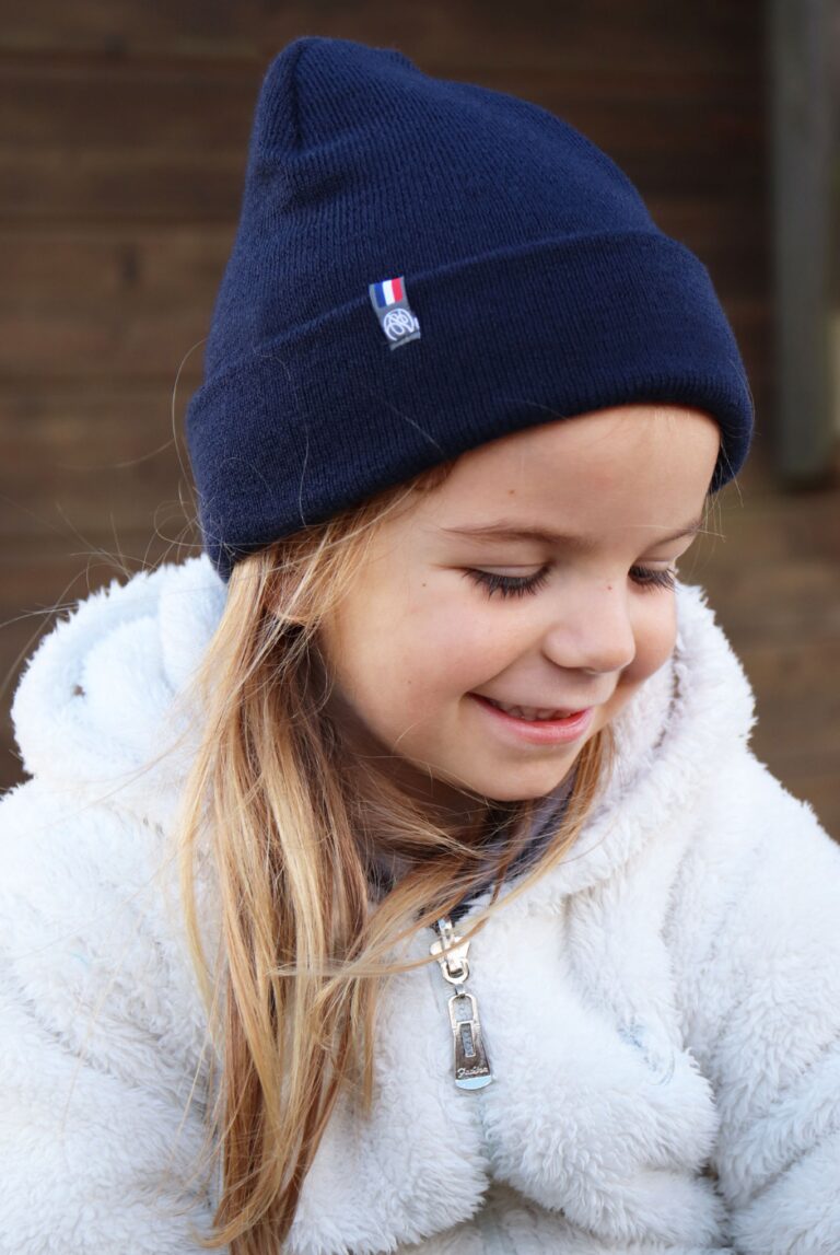 maison-bonnefoy - Bonnet revers Elie Enfant – Fer (Elie)