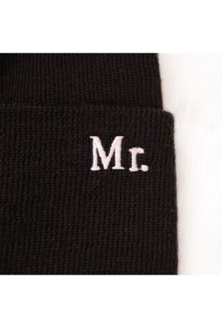 Maison Bonnefoy - Lots de 2 bonnets assortis Saint-Valentin Mrs & Mr