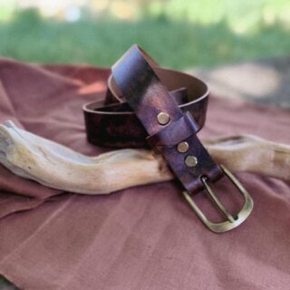 Maison Rottier - Ceinture Cuir Unisexe 30mm