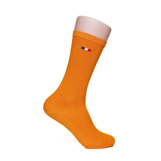 Chaussette française – Orange par la marque PALÂBA PALÂBA - Chaussette française – Orange