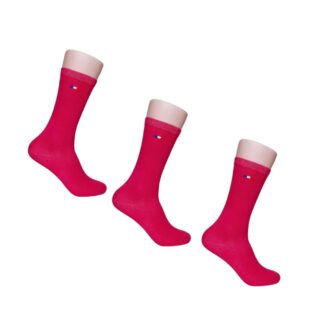 PALÂBA - Chaussettes femme rose foncé – Lot de 3