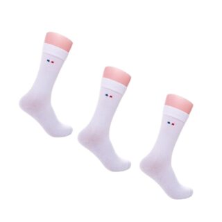 PALÂBA - Chaussettes homme blanches – Lot de 3