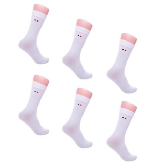 PALÂBA - Chaussettes homme blanches – Lot de 6
