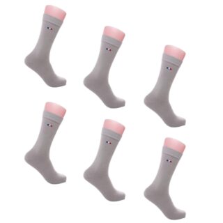 PALÂBA - Chaussettes homme grises – Lot de 6