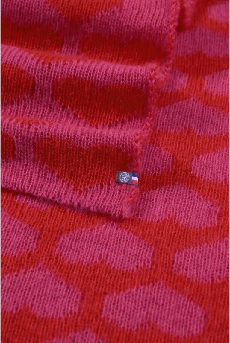 Maison Bonnefoy - Echarpe Chloé Rose-rouge