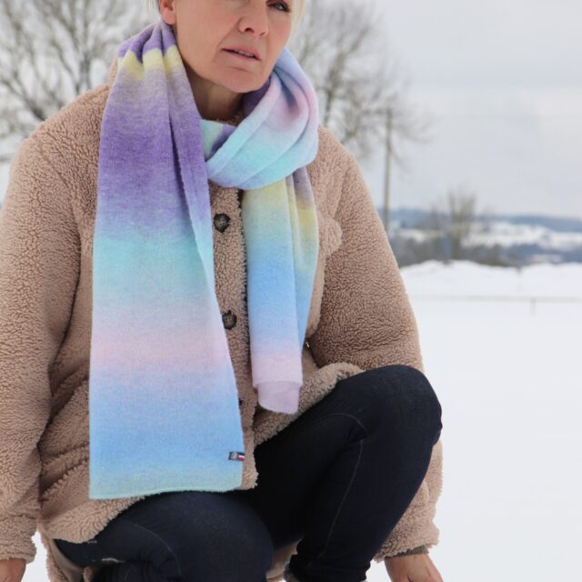 Maison Bonnefoy - Echarpe Nadège Bleu Pastel