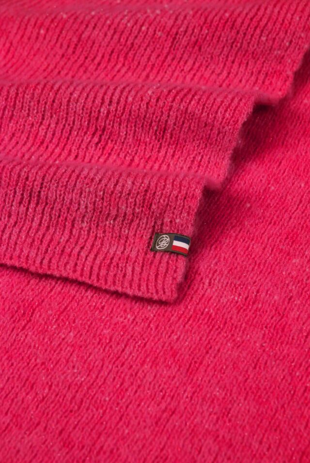 Maison Bonnefoy - Echarpe Natacha Fuchsia pailleté